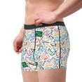 thumbnail image 2 of Xecao Boxeurs pour Hommes Imprimés Rentrée des Classes avec Ceinture Élastique Douce et Capsule Spatiale 3D Design Respirant sous-Vêtements Confortables-TTG, 2 of 5