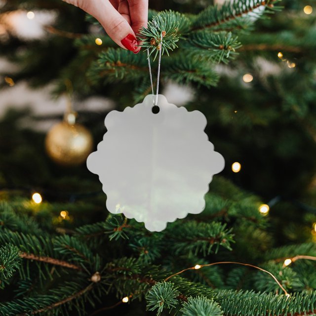Holiday Transparent DIY Acrylic Ornaments for Festive Tree Decorations and Crafting Projects with Customizable Designs