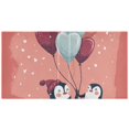 thumbnail image 2 of Penguin Hearts Balloons 3 Ring Binders 1.5 inch Hardcover File Folders with Interior Pockets A4 Size Organizer for School Office Hospital Set of 2, 2 of 8