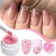 thumbnail image 1 of Pegamento para uñas con flores secas, transparente, con purpurina brillante, estilo hadas de las flores, 8 ml. Esmalte de uñas de plástico., 1 of 8