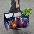 thumbnail image 7 of Starry Animals Collapsible Oxford Cloth Storage Bin: Reusable, Foldable, and Large Capacity - Ideal for Groceries, Bags, Collapsible Buckets, and Picnic Baskets, 7 of 7