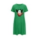 thumbnail image 5 of Camisón corto de talla grande para mujer, camisón de manga corta con estampado de pecho a la moda, camisón para mujer, 5 of 5