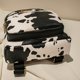 thumbnail image 3 of Mochila Estilo Preppy Mochila con estampado de animales de PU para mujer, bolsos de estilo preppy (vaca blanca), 3 of 6
