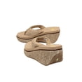 thumbnail image 5 of volatile women's island wedge sandal, natural, 6 b us, 5 of 11