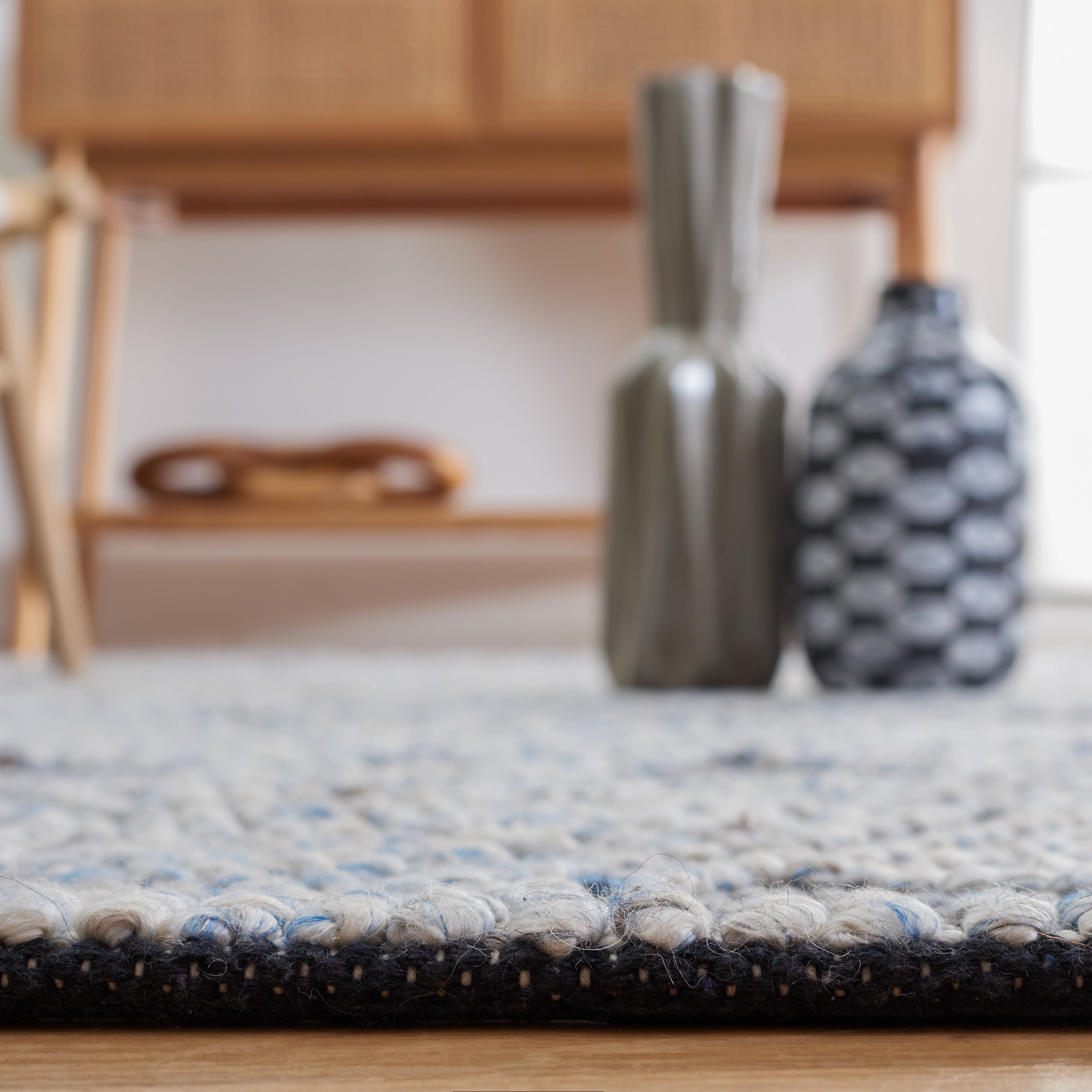 SAFAVIEH Natura Desmond Diamond Area Rug, Blue, 3' x 5'