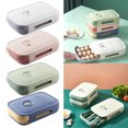 thumbnail image 4 of Coofit Egg Drawer Holder Plastic Refrigerator Egg Container Egg Storage Case for Home, 4 of 10