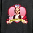 thumbnail image 3 of Wizard of Oz - Heart Dorothy - Women's Lightweight French Terry Long Sleeve Shirt, 3 of 5