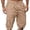 Khaki, variant on Men Cargo Shorts Loose Fit Joggers with Pocket Cycling Shorts Comfortable Mens Summer Shorts Men's Fashion