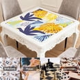 thumbnail image 6 of Hawaii Mahjong Mat for Table, 31.5*31.5in Anti Slip American Mahjong Table Cloth, Noise Reduction, Neoprene Mah jongg Mat with Carrying Bag & 3 Dices, Mahjong Set Gift for Board Tile Games Mats, 6 of 7