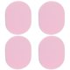 thumbnail image 1 of 4 esponjas limpiadoras faciales grandes, reutilizables, desmaquillantes, ovaladas, color rosa, 1 of 7