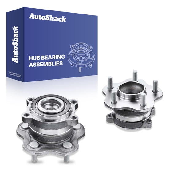 AutoShack Rear Wheel Hub Bearing Assemblies Left & Right with ABS Replacement for 2007 Nissan Altima 2-PC Set
