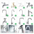 thumbnail image 3 of 3 Pack Activated Carbon Faucet Water Filters Universal Interface Home Kitchen Faucet Tap Water Clean Purifier Filter Cartridge Layer Water Filter, 3 of 5