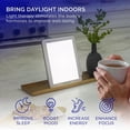 thumbnail image 2 of HappyLight Lucent - One-Touch Light Therapy Lamp with 10,000 Lux, UV-Free, LED Bright White Light & Detachable Stand for Boosting Mood & Improving Sleep, 2 of 5