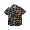 thumbnail image 1 of FOcO Mens NFL Team Logo Floral Aloha Tropical Button Up Shirt, Victory Vacay, XX-Large, 1 of 1
