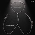 thumbnail image 6 of Stonefans Simple Cross Bra Chain Rhinestone Body Jewelry Bikini Summer Beach Fashion Chest Chain Necklace Accessories Clothing, 6 of 8