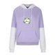 thumbnail image 4 of Mujeres moda casual estampado cuello redondo suelta manga larga blusa corta sudaderas sin capucha Fridja bvmnju5609, 4 of 5