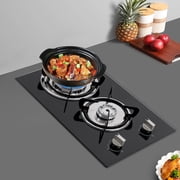 Autrinix Dual Burner Propane Stove, Piezo Ignition, High-Efficiency Cooking with Adjustable Flame for Home & Camping