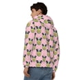 thumbnail image 4 of Honeii Panda Avocado Print Hoodies for Men, Pullover & Full Zip, Breathable Zip up Hoodie, Sweatshirt-Large, 4 of 5
