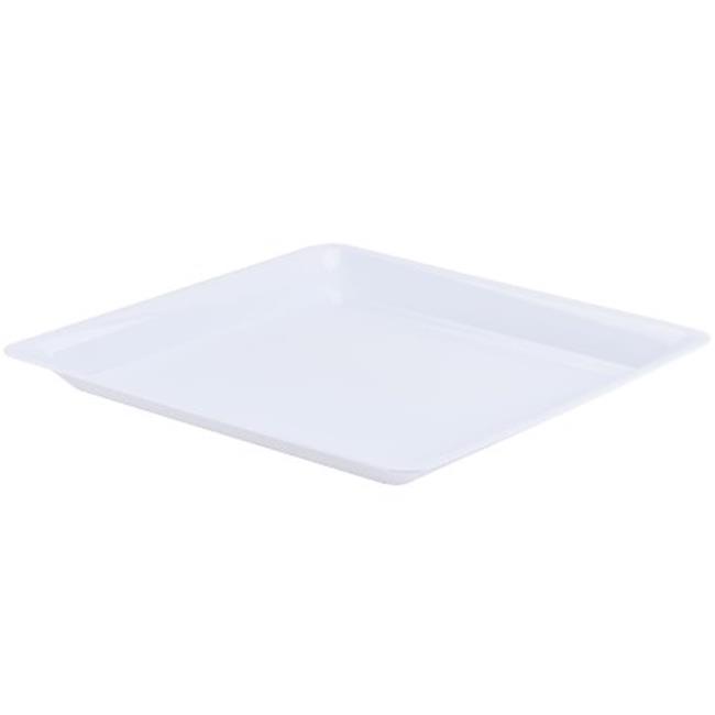 CPC B1616WP 16 x 16 in. White Hard Plastic Platter Tray, Case of 20