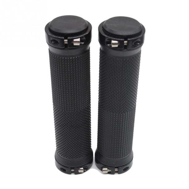 Eigraketly 1 par de empuñaduras de manillar de bicicletas con absorción de impacto para bicicleta de montaña y carretera, extremos de bloqueo para Type2 NO2 Eigraketly HW4741-03