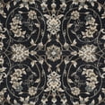thumbnail image 6 of SAFAVIEH Lyndhurst Janel Traditional Bordered Area Rug, Anthracite/Cream, 6' x 9', 6 of 7