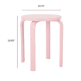 thumbnail image 4 of Mainstays Kids Wood Nightstand Side Table, Blushing Rose, 4 of 8