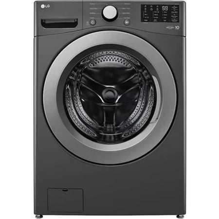 LG WM3470CM 5.0 Cu. Ft. High-Efficiency Stackable Middle Black Front Load Washing Machine with Mega Capacity
