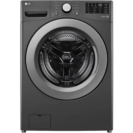 LG WM3470CM 5.0 Cu. ft. High-Efficiency Stackable Middle Black Front Load Washing Machine with Mega Capacity