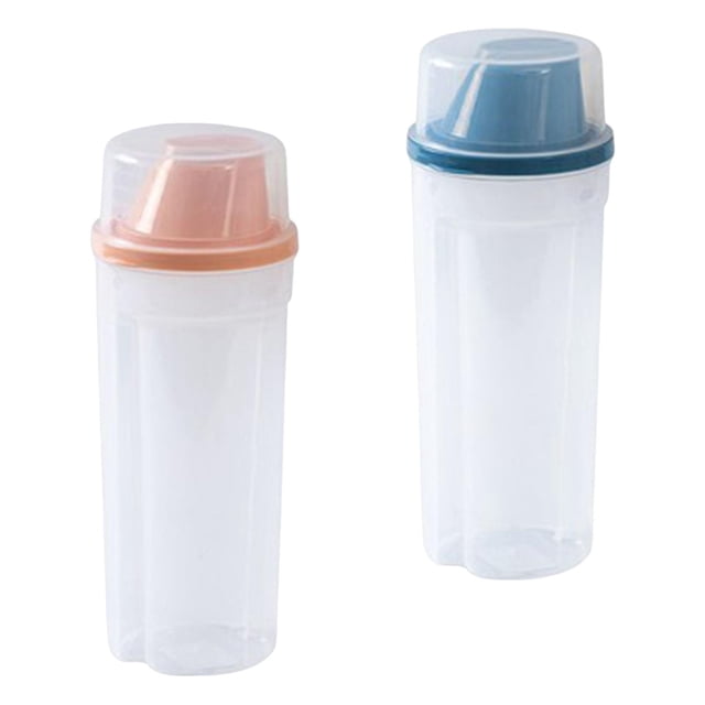 2 Contenedores De Cereales Sellados, Dispensador De Alimentos, Contenedor De Almacenamiento De Arroz Para Cereales De Azúcar Sunnimix Contenedor de almacenamiento de cereales