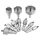 thumbnail image 3 of Juego de brocas Cortadoras de Sierra TCT ANGGREK 10 uds acero inoxidable, 3 of 7