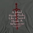 thumbnail image 2 of Game of Thrones The Mind Needs Books Unisex Adult Pull-Over Hoodie,Charcoal, 3X-Large, 2 of 5