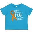 thumbnail image 3 of Inktastic Support Educate Care Limb Loss Awareness Orange Ribbon Boys or Girls Baby T-Shirt, 3 of 5