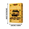 thumbnail image 3 of United States School Bus Advent Calendar 2025 Christmas Educational Toy Set with Miniature School Bus Models Figures and Accessories for Children Holiday Countdown Gift, 3 of 5