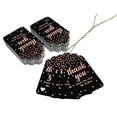thumbnail image 3 of Inkdotpot Rose Gold Foil Paper Hang Tags ThankYou From The New Wedding Favor Tags 50 Pack, 3 of 6
