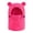 A Hot Pink(Bear Ears), variant on Kids Winter Hat, Bear Ear Fleece Lined Windproof Full Face Hood for Boys Girls, Warm Ski Cap Outdoor Snow Play Age 4-9