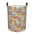 thumbnail image 6 of Lsque Cartoon Owls 1 pattern Laundry Hamper Basket, Tall Woven Rope Hamper Basket for Clothes, Lightweight Storage Basket, Collapsible Waterproof-Medium, 6 of 8
