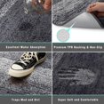 thumbnail image 4 of Tapis d'Entrée Intérieur Tapis de Porte Antidérapant Absorbant Attrape-Boue Tapis LowProfile Tapis de Sol Intérieur Doux Lavable à la Machine Petits Tapis Tapis de Porte pour Entrée (‘‘x‘‘ Gris), 4 of 8