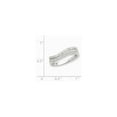 thumbnail image 2 of Sterling Silver Polished Cubic Zirconia Ring - Size 7 - Measures 5mm Wide, 2 of 2