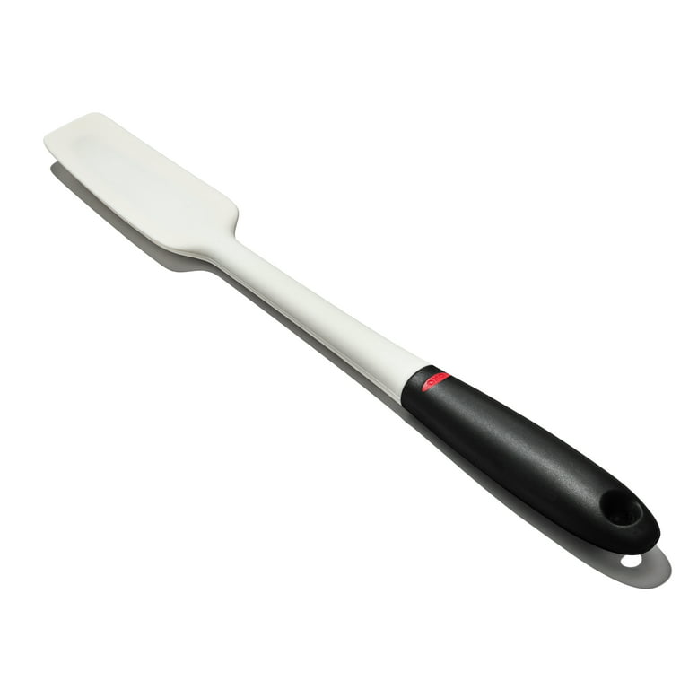 OXO Good Grips 1-1/4 in. 31 W X 11 in. 31 L Black/White Silicone Jar Spatula  Dishwasher Safe Parts O