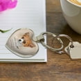 thumbnail image 3 of Chihuahua Dog Breed Keychain Heart Love Metal Key Chain Ring, 3 of 5