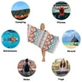 thumbnail image 5 of Microfiber beach towel, 80*160cm towels, quick drying, lightweight, for traveling, camping towel, beach towel, for fitness, travel, sports, hiking, outdoor, sauna, yoga - style3, 5 of 5