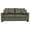 Olive Green, variant on 69" Modern Loveseat Sofa with Deep Seat & 2 Pillows,PU Fabric Upholstered Sofa Couch for Living Room,Bedroom,Black