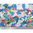 thumbnail image 2 of Soimoi Tissu Poly Georgette Imprimé Camouflage Multicolore au Mètre 52 Pouces de Large, 2 of 3