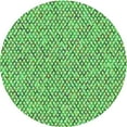 thumbnail image 1 of Ahgly Company Machine Washable Indoor Round Transitional Dark Lime Green Area Rugs, 3' Round, 1 of 7