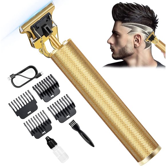 SURJDE T Blade Trimmer for Men, 2024 Upgraded Zero Gapped T-Blade Close Cutting Hair Clippers for Men,Cordless Rechargeable Trimmers for Haircut Beard Shaver Barbershop