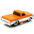 thumbnail image 2 of 1972 Chevrolet C-10 Pickup Truck Orange and White 1/64 Diecast Model Car by Muscle Machines, 2 of 3