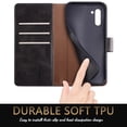 thumbnail image 6 of SUANPOT For Samsung Galaxy Note 10 Wallet Case with RFID Blocking Credit Card Holder,Black, 6 of 7