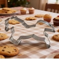 thumbnail image 4 of xiziHUAN9C Stainless Steel Horse Cookie Cutters - Animal Shape Cutter Moulds for Holiday, Party Food, Baking & DIY Treats，Silver - 8.5x5.3cm, 4 of 6