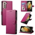 thumbnail image 5 of Case for FOXDOCK Samsung Galaxy S21 Plus Wallet Case – Premium Leather, 3 Card Slots, Shockproof Protection, 5 of 5