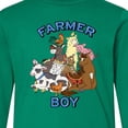 thumbnail image 4 of Inktastic Farmer Boy with Happy Farm Animals Long Sleeve Youth T-Shirt, 4 of 5